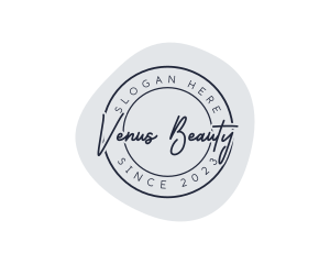 Elegant Beauty Stamp logo design