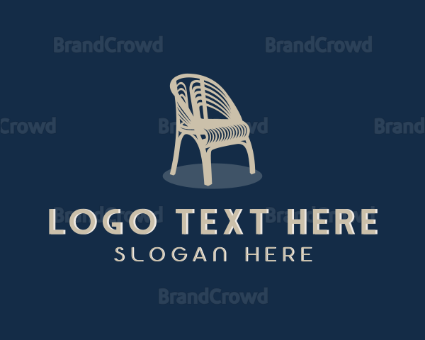 Rattan Armchair Furniture Logo