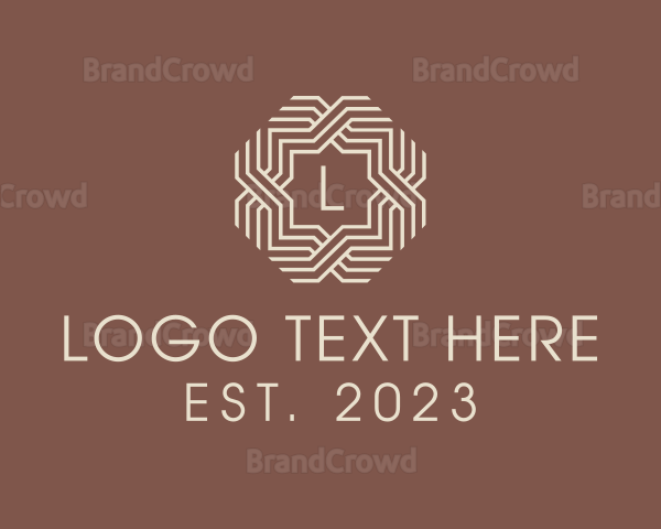 Native Textile Pattern Logo