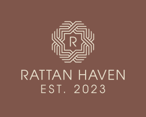 Rattan - Native Textile Pattern logo design