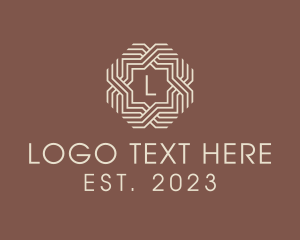 Upholster - Native Textile Pattern logo design