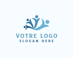 Customer Service - Human Social Support Group logo design