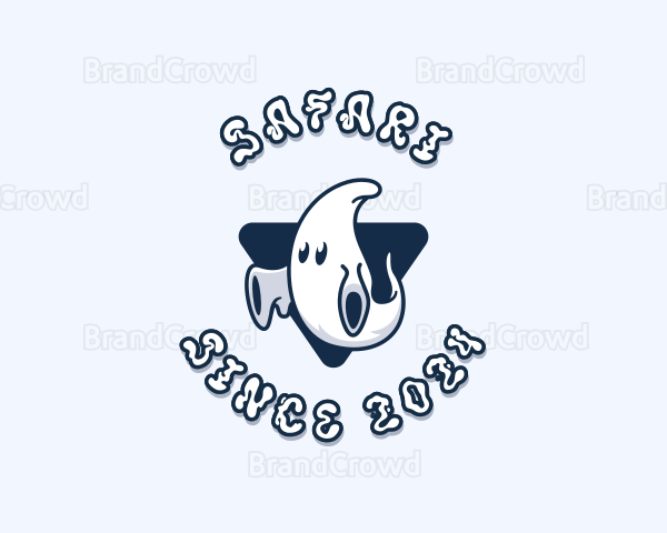 Spooky Ghost Spirit Logo