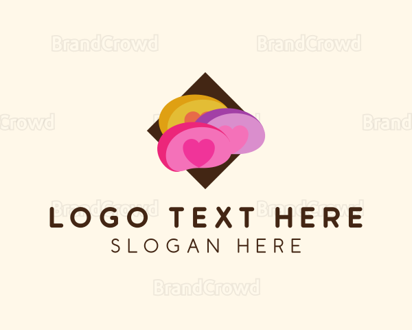 Lovely Jellybean Candy Logo