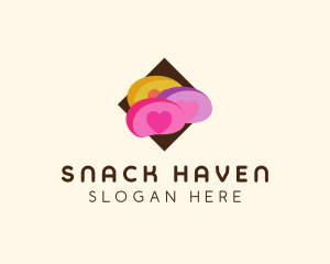 Lovely Jellybean Candy logo design