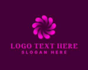 Abstract - Abstract Swirl Wellness Spa logo design