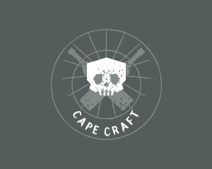 Skull Craft Brewery logo design