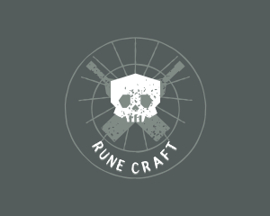 Skull Craft Brewery logo design