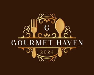 Premium Elegant Restaurant logo design