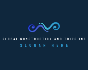 Swirl - Ocean Wave Current logo design