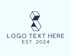 Logistics - Database Storage Cube logo design