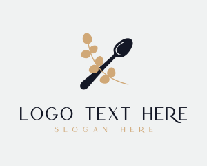 Leaves - Spoon Leaf Catering logo design