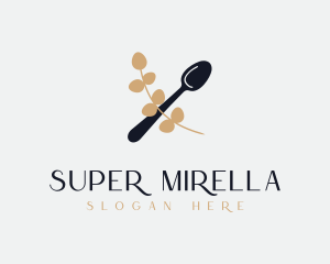 Wordmark - Spoon Leaf Catering logo design