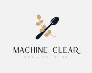 Cutlery - Spoon Leaf Catering logo design