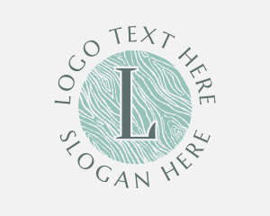 Wood - Organic Beauty Company logo design