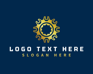 Tool - Mechanical Gear Wrench logo design