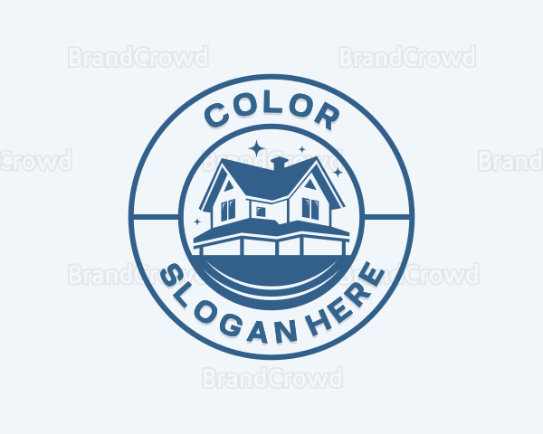 Property Residence Roof Logo
