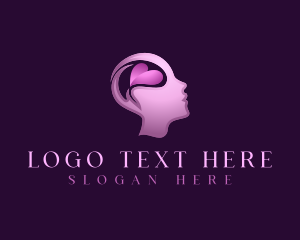 Healing - Mental Wellness Care logo design