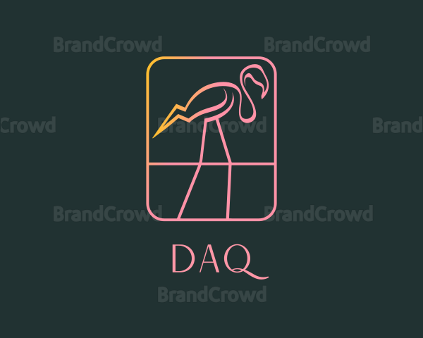 Flamingo Bird Voltage Logo