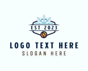 Cool - Heating Cooling Thermal logo design