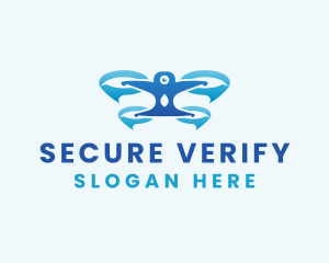 Drone Camera Security logo design