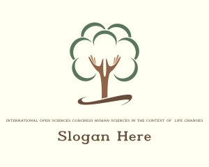 Produce - Tree Planting Hands logo design
