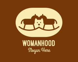 Kid - Wooden Horse Toy Pet logo design