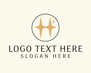 Branding - Star Hotel Letter H logo design