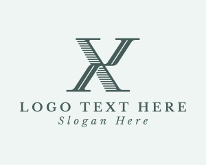 Copywriter - Business Firm Letter X logo design