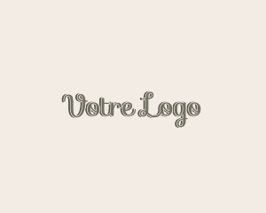 Lettering - Generic Cursive Company logo design
