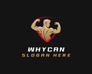 Muscle Gym Training Logo