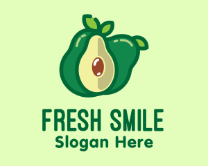 Fresh Avocado Fruit  logo design