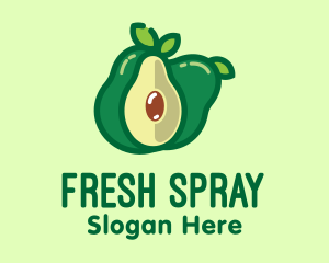 Fresh Avocado Fruit  logo design