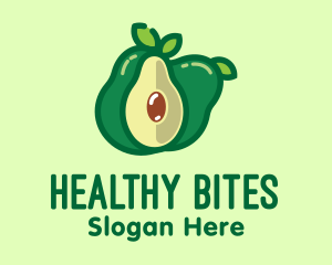 Fresh Avocado Fruit  logo design