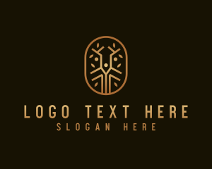 Sustainability - Bronze Natural Forest logo design