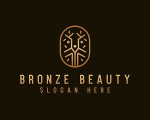 Bronze Natural Forest logo design