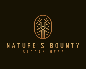 Bronze Natural Forest logo design