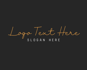 Script - Classy Signature Cursive logo design