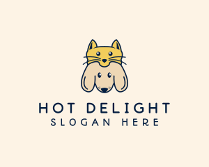 Dog Pet Cat logo design