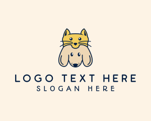 Character - Dog Pet Cat logo design