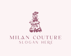 Couture Dress Styling logo design