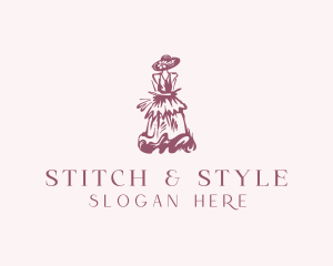 Couture Dress Styling logo design