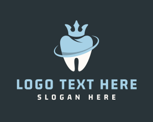 Molar - Crown Tooth Dentistry logo design