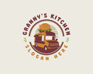 Burger Food Truck logo design