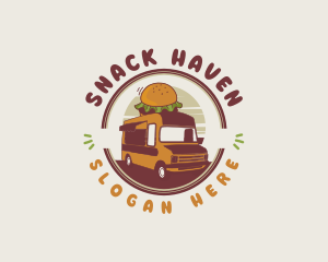 Burger Food Truck logo design