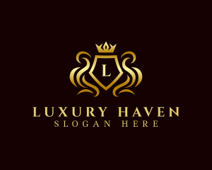 High End - High End Crown Shield logo design