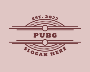 Rustic Western Pub Logo
