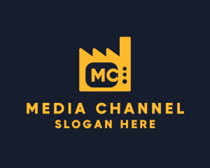 Channel - Steam Factory Television logo design