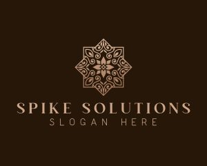 Decorative Flower Wellness logo design