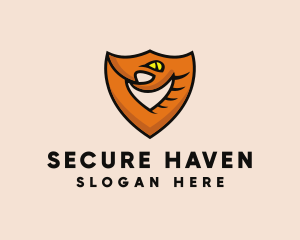 Safe - Snake Shield Security logo design